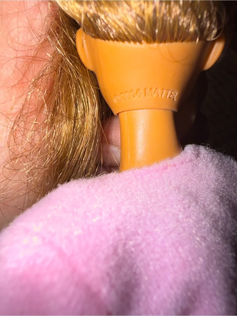 Barbie bedtime in pjs and robe